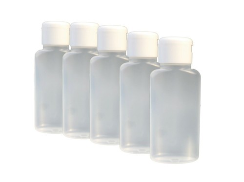 sourcing map 4 flaconi vuoti in vetro da 100 ml, 7,1 x 6,6 cm