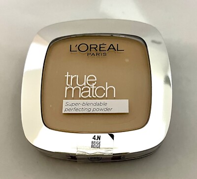 Loreal True Match Super-Blendable Perfecting Powder Puder, 9g - 4.N Beige