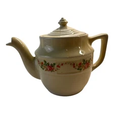 Vintage Enterprise Aluminum Co Ceramic Porcelain Drip O Lator Coffee Pot