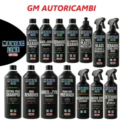 Maniac Line Ma Fra Prodotti Professionali Cura Dell'Auto Interni Esterni MaFra