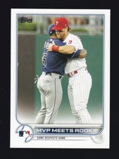 2022 Topps Series 2 #367 BRYCE HARPER & WANDER FRANCO CC CL MVP Meets Rookie