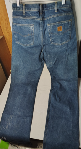 Carhartt denim blue jeans size 32 x 36 - Picture 4 of 8