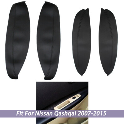 Schwarz Tür Armlehne Panel Leder Startseite für Nissan Qashqai J10 2007-2015