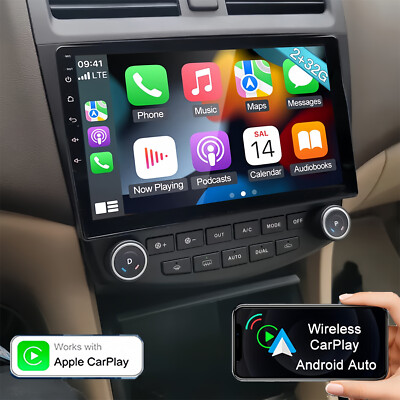 32G Für Honda Accord 7 2003-2007 AUTORADIO BT Android Carplay Car NAV GPS WIFI 