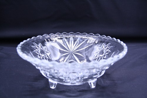 EAPC Prescut Clear Glass Anchor Hocking-Set of 4 Pitcher Candy Creamer BonBon - Picture 9 of 21