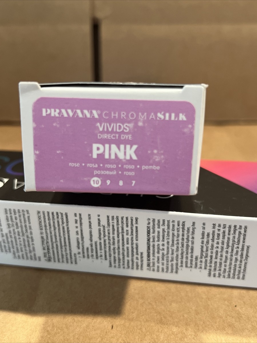 Pravana ChromaSilk Vivids PINK Long-Lasting Vibrant Direct Dye