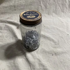 Vintage One Of The Best Foods Canning Glass Jar Vintage Trim Nails