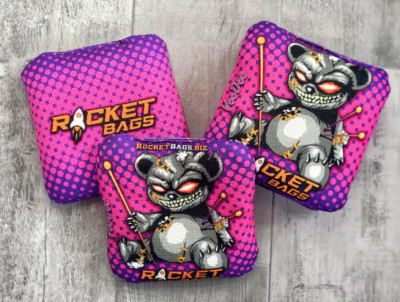 VooDoo Bear Hybrid Carpet Cornhole Bags ACO Approved  6/8 speeds