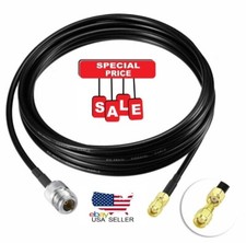 Helium Hotspot Miner N-Type Female RP-SMA Male 16 Ft RG58 Low Loss Antenna Cable