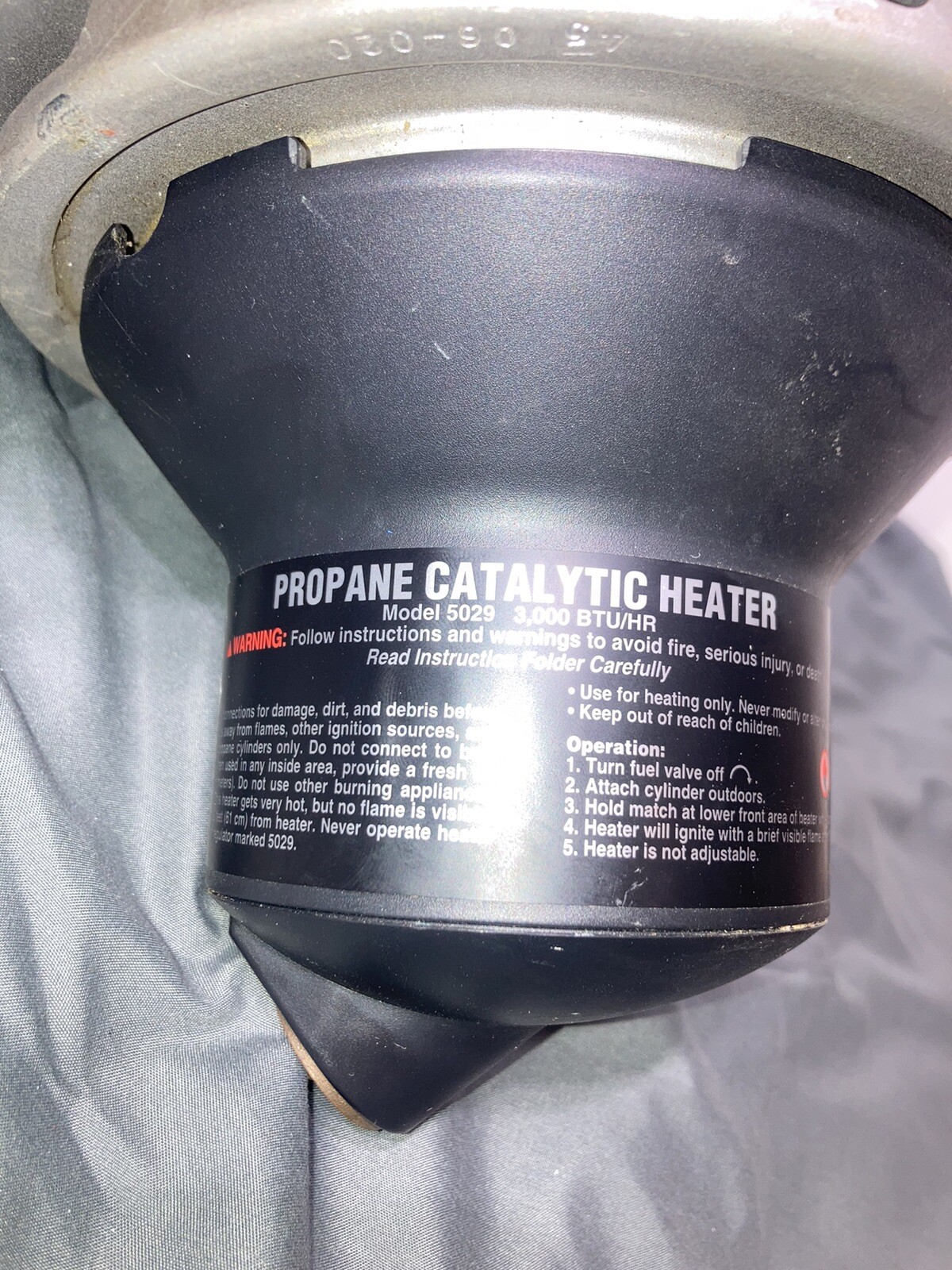 Coleman Propane Catalytic Heater Golf Cart With Cup Holder Model 5029 | eBay
