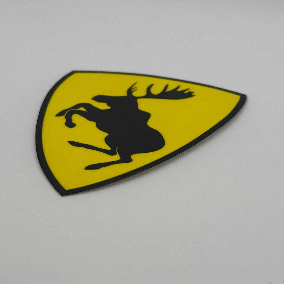 "Una (1) calcomanía adhesiva de vinilo Prancing Moose 3"" compatible con Volvo Saab Subaru" Foto 2 de 4