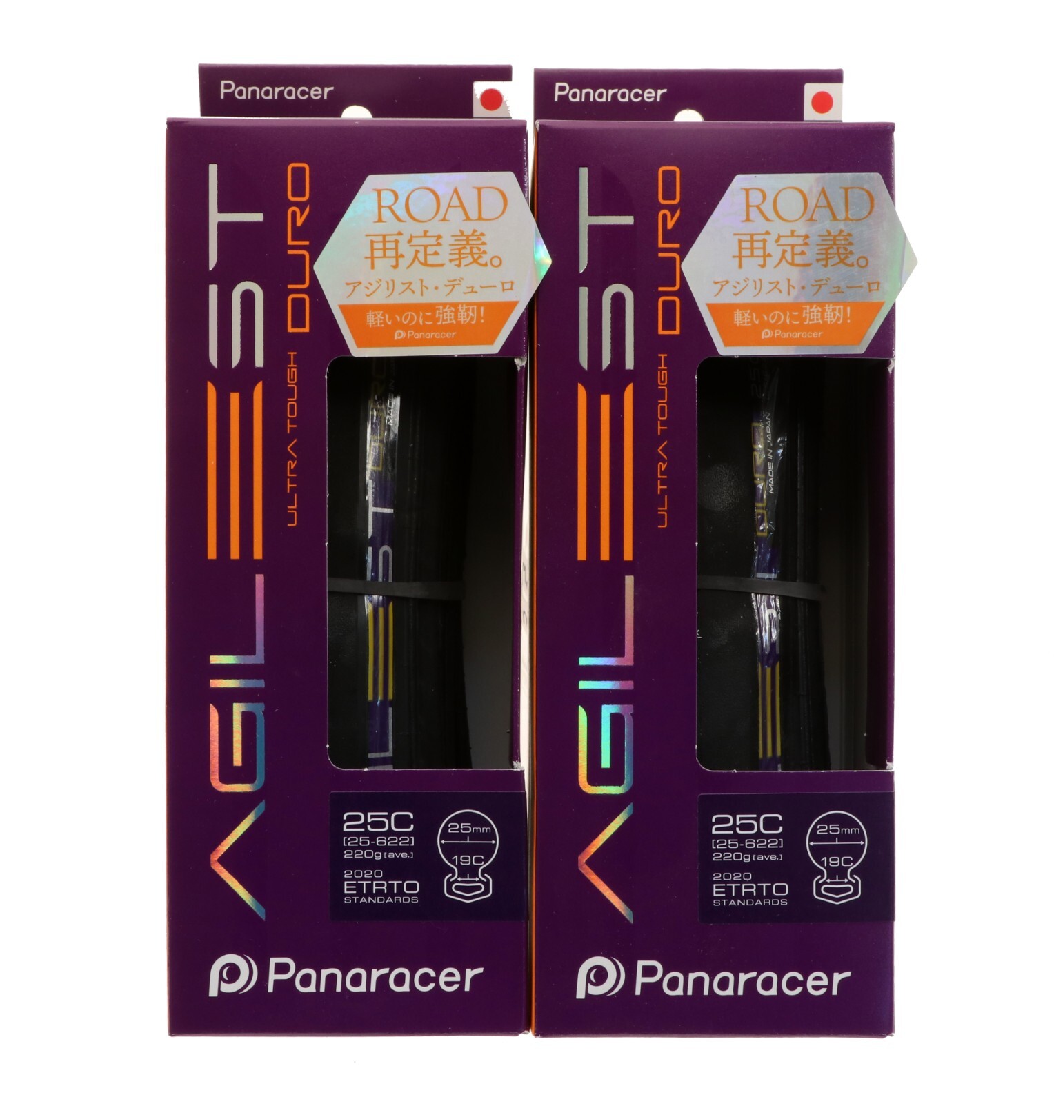 Складная дорожная шина Panaracer Agilest Duro 700x25c Clincher, Пара новых шин