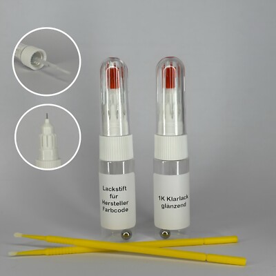 Lackstift Set für Smart EAZ Liquid Paper mit Klarlack glänzend