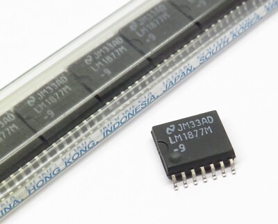 2 Stück LM1877M-9 Dual Audio Power Amplifier 2x2W SO14W, National Semiconductor