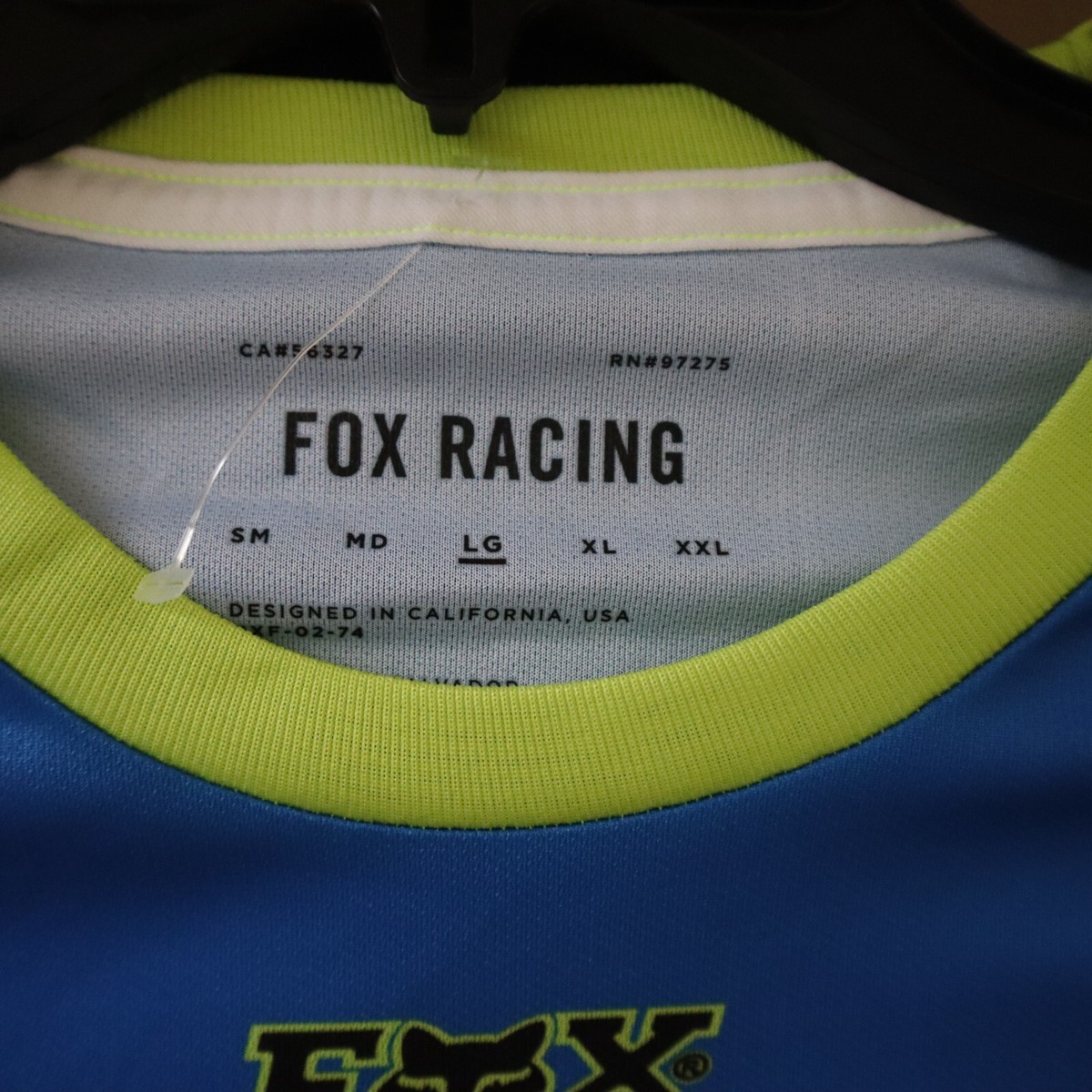 Supreme Fox RacingメッシュシャツM ブルー/ホワイト/イエロー Supreme Fox Racing Jacket Yellow Men's - FW23 - US