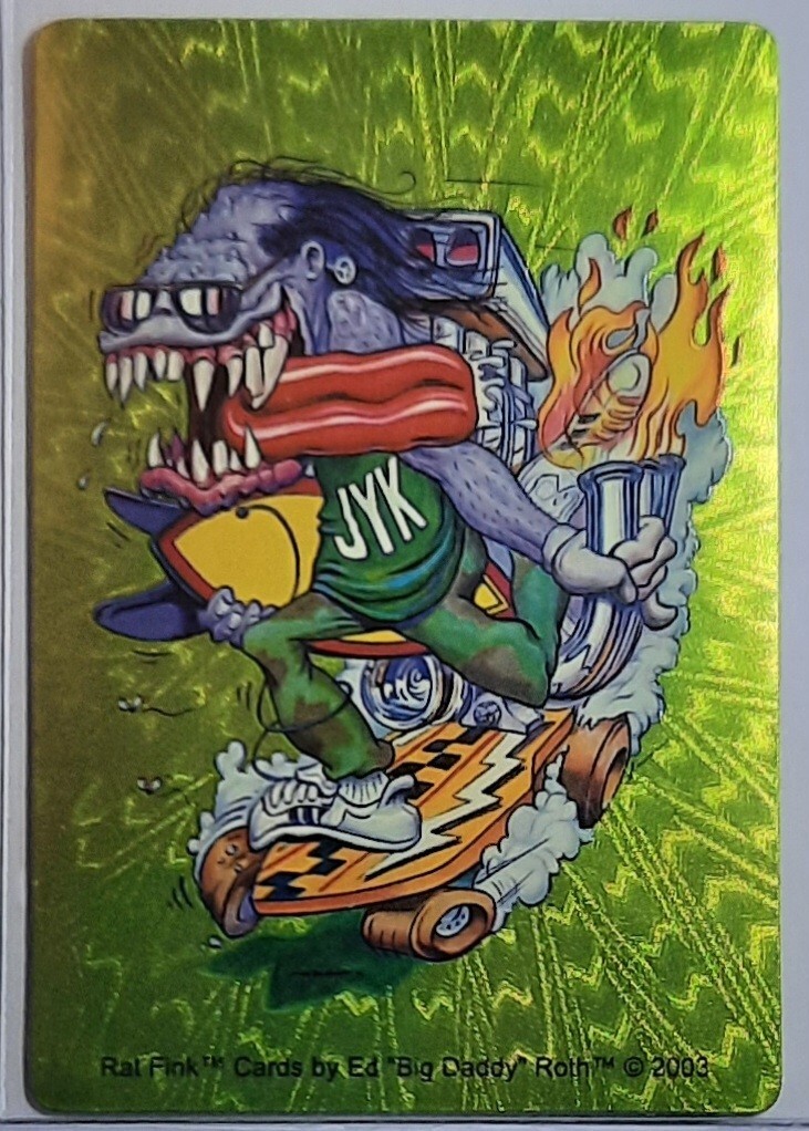 2003 Rat Fink foil sticker 