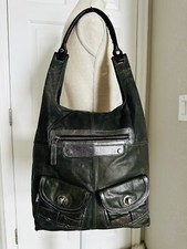 Tano Large Distressed Tote Leather Hobo Carryall Shoulder Bag Designer Italy New