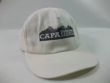 CAPA Colorado Asphalt Pavement K Products Hat White Snapback Cap Made USA