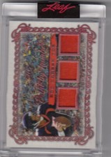 2021 LEAF ART OF SPORT Paint By Numbers Triple Relics JOHN ELWAY (Broncos) /6 ZH