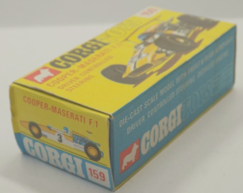 Corgi Toys No.159 Cooper Maserati Formula 1 Racing Car with Steering (1967) - Picture 18 of 20
