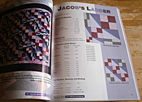 Off Center Patchwork by Cheryl A. Adam (2003, American Quilter's Society) - Bild 7 von 8