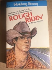 ROUGH RIDIN’ 1977 VINTAGE PULP NOVEL GAY INTEREST BLUEBOY LIBRARY 80054 NICE!!