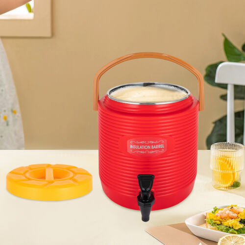 13L Stainless Steel Insulated Barrel Beverage Dispenser Water Milk Tea Coffee US