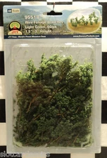 JTT SCENERY 95518 WIRE FOLIAGE BRANCHES LIGHT GREEN 1.5" TO 3"  60 PCS JTT95518