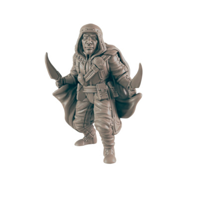Rogue Human Male - Everyday Heroes - Minis - EC3D - - Dungeons & Dragons - RPG -
