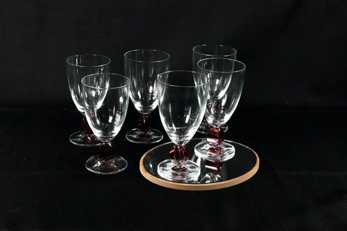 SET OF 6 SCHOTT-ZWIESEL CONTE  BURGUNDY WINE GLASSES
