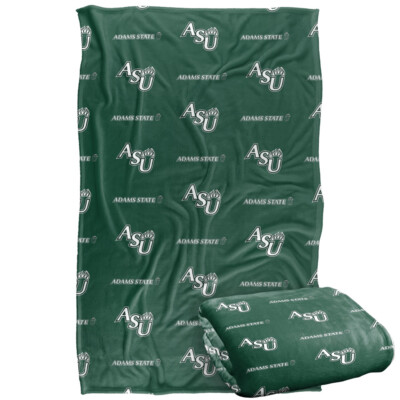 Adams State University Logo Pattern Silky Touch Super Soft Throw Blanket
