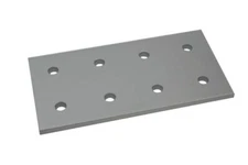 8020 EQUIVALENT ALUMINUM 15 SERIES 8 HOLE RECTANGLE JOINING PLATE #4365