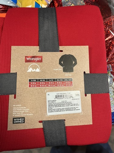 Wrangler Workwear Performance Top Carpenter Nylon Red Size Xl - Picture 2 of 2