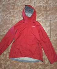 BERGHAUS Hydroshell Jacket Stormcloud Ladies Pink Waterproof Rain Coat M UK12