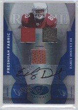2008 Leaf Certified Materials Mirror Blue Signatures Early Doucet III Auto 1u6