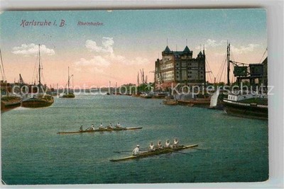 Karlsruhe Baden Rhine Harbour Rower