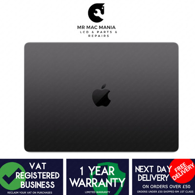 MacBook Pro A3185 Bildschirm LCD 14'' M4 Max EMC 8623 Space Schwarz