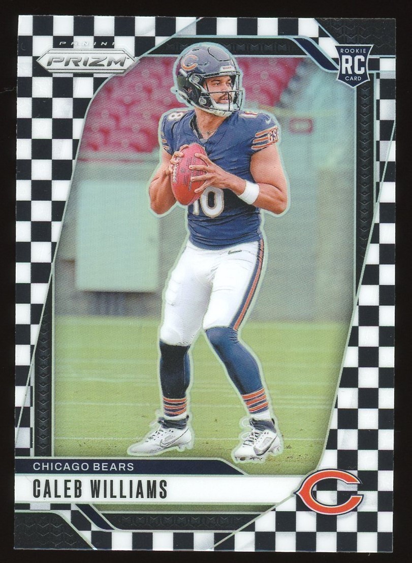 2024 Prizm Caleb Williams #301 Black & White Checker