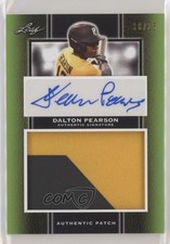 2019 Leaf Perfect Game National Showcase 18/25 Dalton Pearson Patch Auto nd3