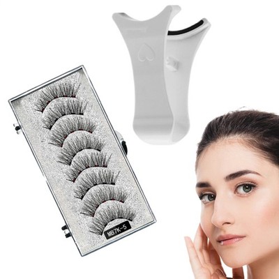 Magnetic Eyelashes with Magnetic Eyeliner Set Natural Look Reusable False Lashes