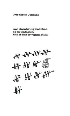Für Ulrich Conrads Gerd Albers