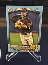 2025 Bowman - Prospects Ismael Javier #BP-52 Sky Blue /499 (RC)