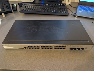 D-Link SmartPro DGS-1510-28X | 24-Port Gigabit Smart Switch | 4x 10G SFP+