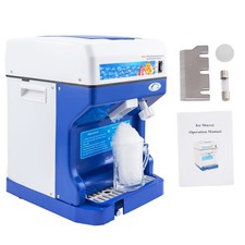 Commercial Ice Shaver Crusher Snow Cone Maker Machine Frozen Drink & Slush Ice