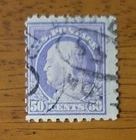 Vintage US Stamp #477 Franklin Used Fine - CV $80