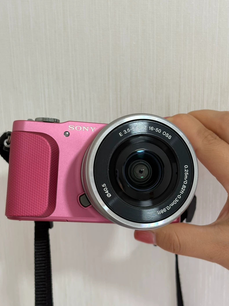 Mirrorless Camera Pink Kamera Sony A Sony Alpha NEX-3N Mirrorless