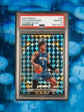 2022 Mosaic Paolo Banchero Stained Glass #10 PSA 10 Orlando Magic Rookie