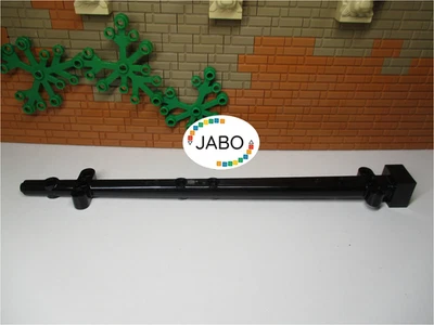 ( L3/27/3 ) Lego Mast Schwarz 2x2x20 mit Löchern 48002 Piraten Wikinger Ninjago - Bild 1 von 2
