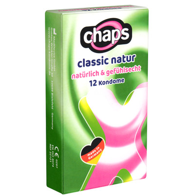 Chaps Classic Natur   Standardkondome transparent | aus DE | 12er / 24er Pack