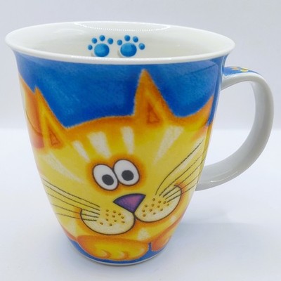 Fat Cats große Tasse Dunoon Steinzeug Jane Brookshaw Nevis Form Geburtstagsgeschenk